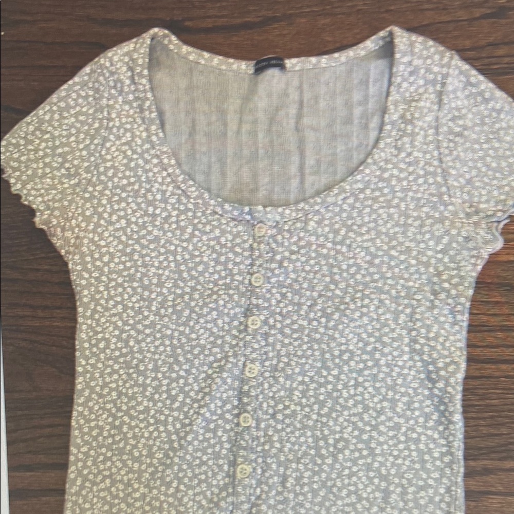 Floral Button-Up Women's Top